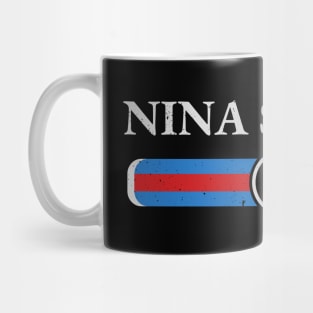 Graphic Nina Name Vintage Birthday Retro Gift Mug